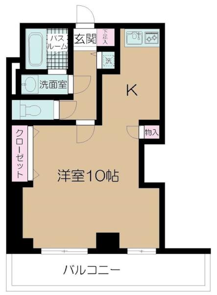 サンピア西須賀 203号室 間取り図