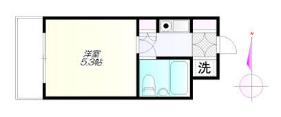 メゾンコモド小石川 302号室 間取り図