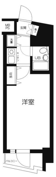 日神パレステージ護国寺 9F 間取り図