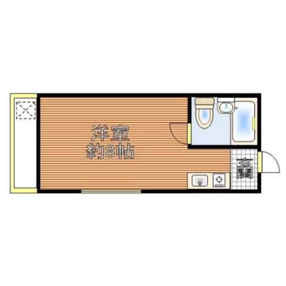 ビラ本郷 202号室 間取り図