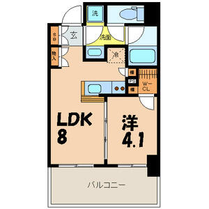クレヴィア文京白山 605号室 間取り図