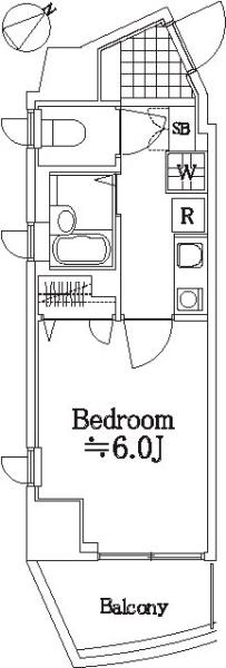 フォルトゥナ春日安藤坂 303号室 間取り図