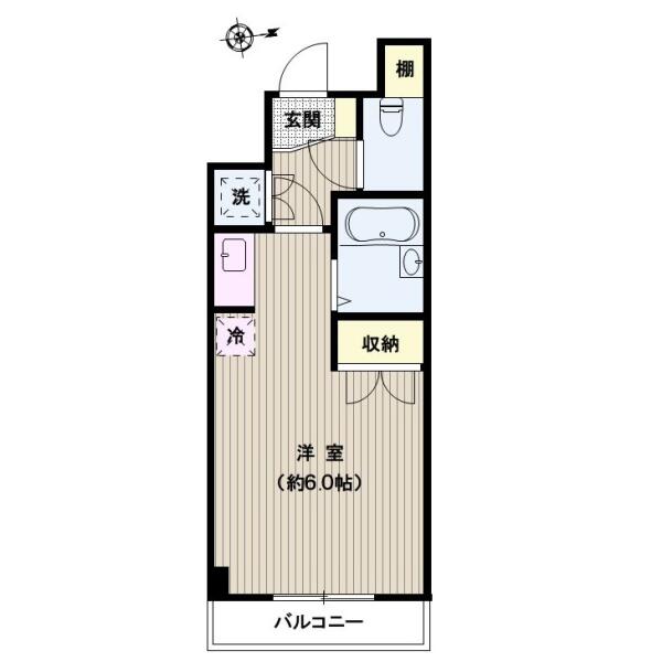 ドミール小石川 302号室 間取り図