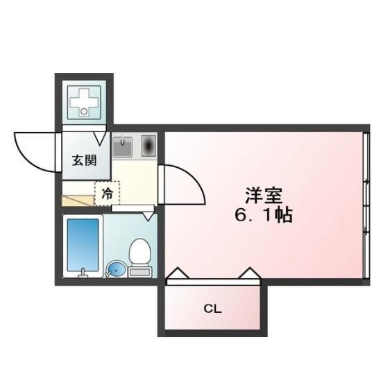 BALISS SENDAGI 203号室 間取り図