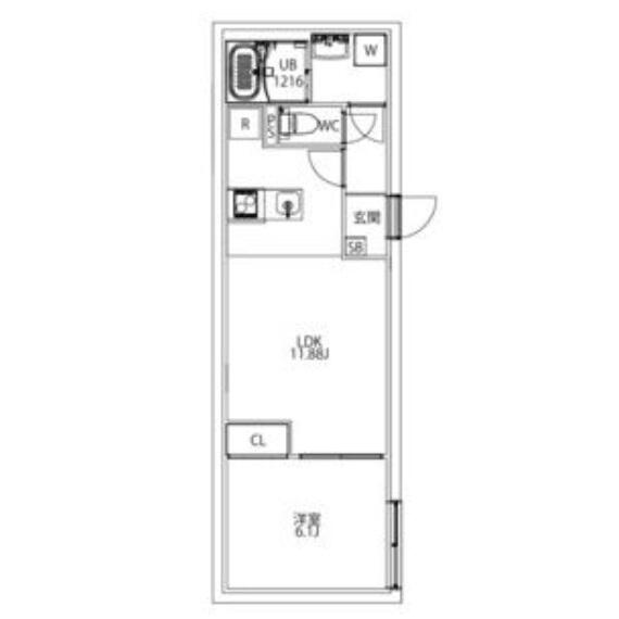 MAXIV CITY 文京小石川 103号室 間取り図