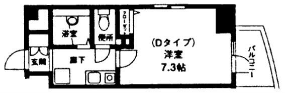 三和第一ビル 602号室 間取り図
