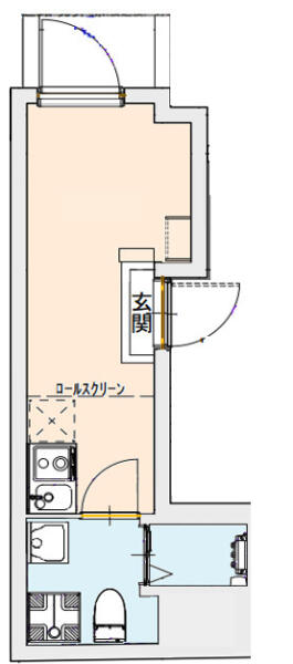 ヒルサイドテラス文京湯島 101号室 間取り図