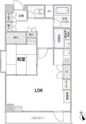 コンフォート文京小石川 301号室 間取り図