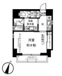 ドミール文京小石川間取り画像