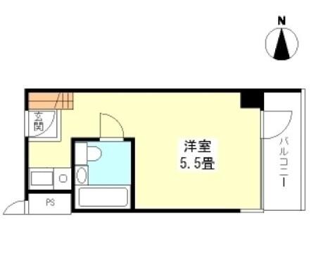 アネックス茗荷谷 616号室 間取り図