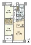 パークホームズ本郷ザレジデンス 203 間取り図