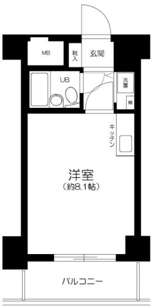 藤和シティコープ新大塚 209号室 間取り図