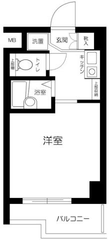 スカイコート文京小石川 101号室 間取り図