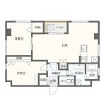 タカデン音羽 701 間取り図