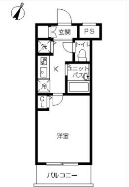 江戸川橋センチュリープラザ21 1001号室 間取り図
