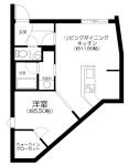 Apartment小石川後楽園 301 間取り図
