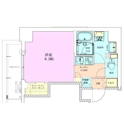 RBM本郷レジデンス 601号室 間取り図