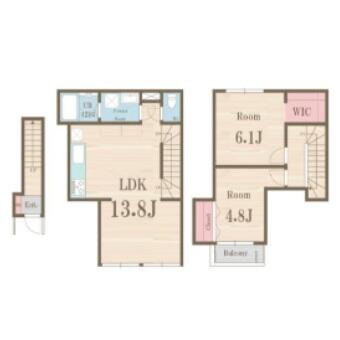 F VILLETTA文京 2-B 間取り図