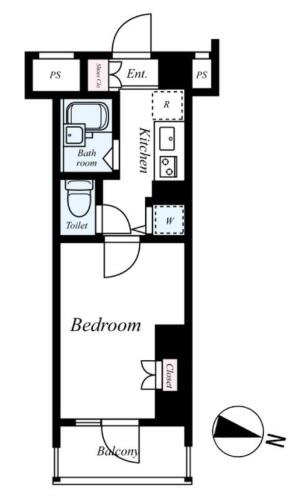 スカイコート文京白山第3 102号室 間取り図