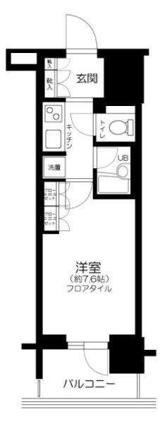 ブランズ文京本駒込 203号室 間取り図