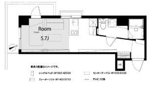 日神パレス新大塚 404号室 間取り図