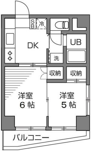 フロムファーストビル 303号室 間取り図