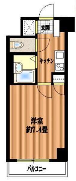 ラグーンシティ文京小石川 203号室 間取り図