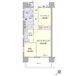 クリオ千駄木動坂 301 間取り図