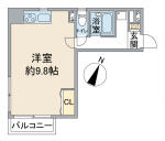 フロレスタOKADAYA 301 間取り図
