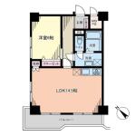 朝日千駄木マンション 204 間取り図
