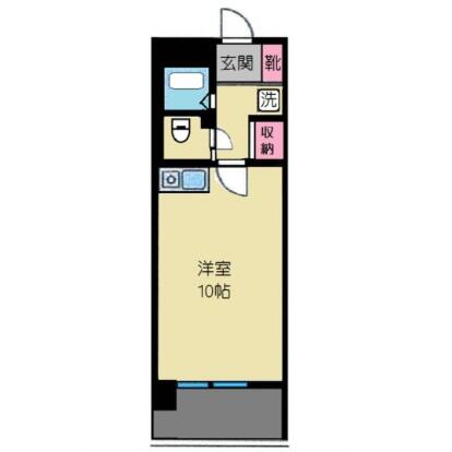 コスモ千駄木 305号室 間取り図