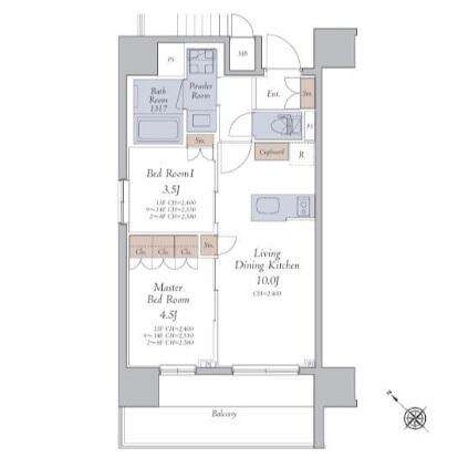 HAYANO Residence 大塚 303号室 間取り図