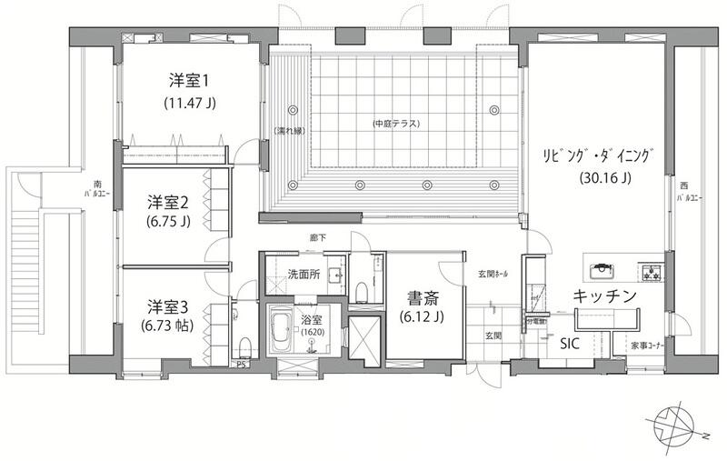 音羽YKビル 9F 間取り図