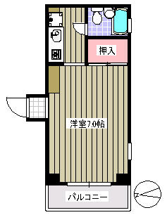 ヒルズ本郷 303号室 間取り図