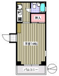 ヒルズ本郷 303 間取り図