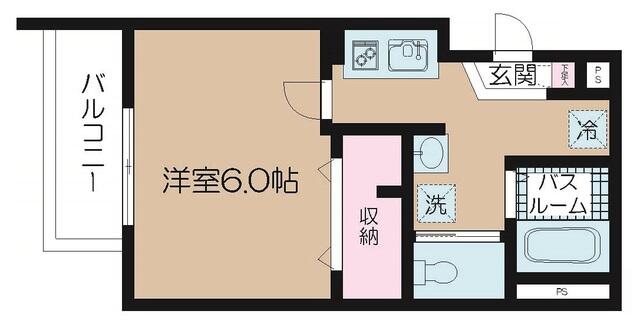 フェリーチェ千石 202号室 間取り図