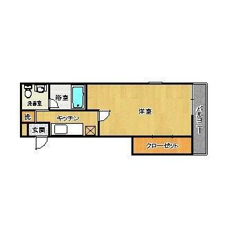 フローラ文京 302号室 間取り図