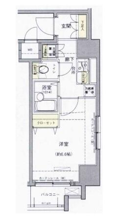 VIDA御茶ノ水（ヴィーダ御茶ノ水） 803号室 間取り図