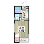 ロイヤルクレスト弥生 2C 間取り図