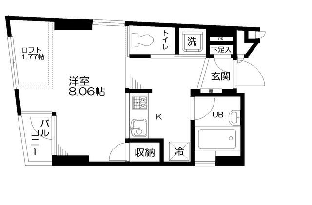 華姿ビル 301号室 間取り図