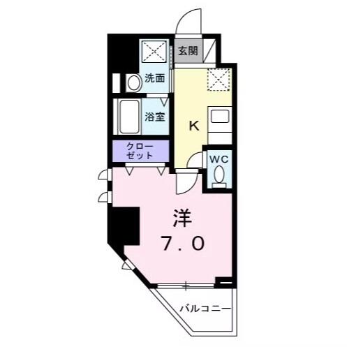 プラザ・デル・ソル 303号室 間取り図