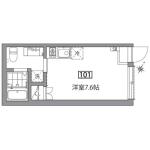 グランエッグス新大塚E 101 間取り図
