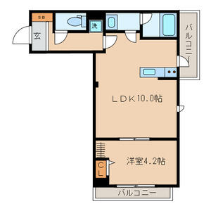 フォリア本郷 306号室 間取り図