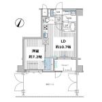 アンソレイエ飯田橋間取り画像
