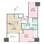 ウィン千駄木 602 間取り図