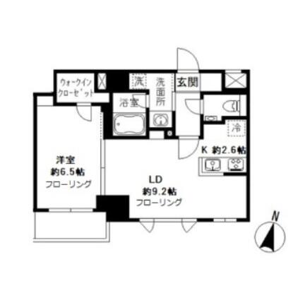 コートヒル本郷 101号室 間取り図
