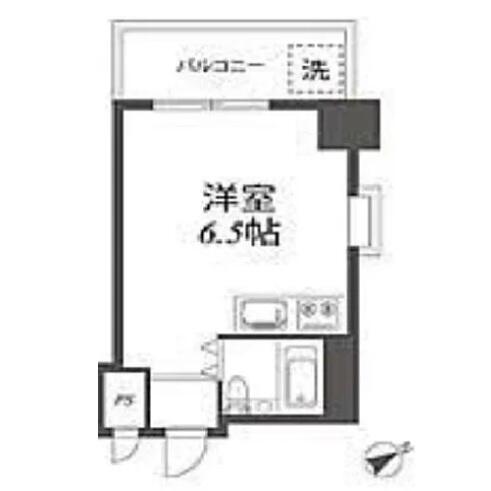 ベルグリーンお茶の水 501号室 間取り図